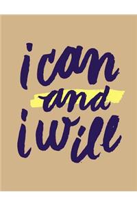 I Can and I Will