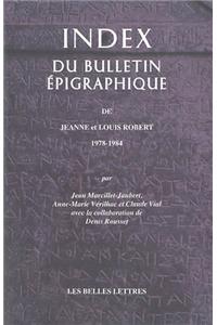 Index Du Bulletin Epigraphique