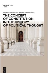 Concept of Constitution in the History of Political Thought