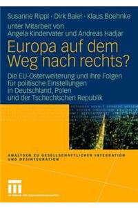 Europa Auf Dem Weg Nach Rechts?
