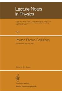 Photon Photon Collisions