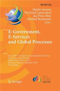 E-Government, E-Services and Global Processes