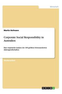 Corporate Social Responsibility in Australien