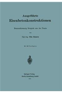 Ausgeführte Eisenbetonkonstruktionen