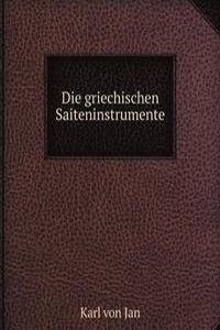 Die griechischen Saiteninstrumente