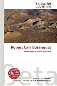 Robert Carr Bosanquet