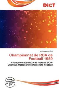 Championnat de RDA de Football 1959