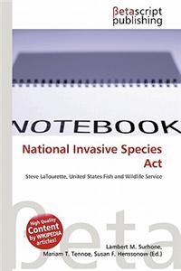 National Invasive Species ACT