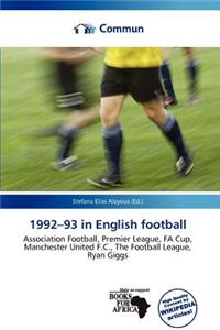 1992-93 in English Football