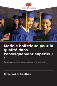 Modèle holistique pour la qualité dans l'enseignement supérieur