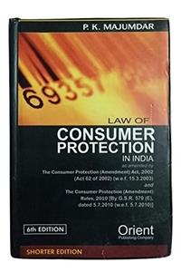 Law Of Consumer Protection In India In 1 Vol