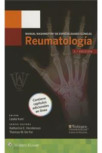Manual Washington de Especialidades Clinicas. Reumatologia