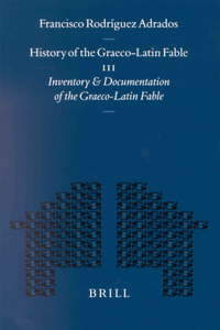 History of the Graeco-Latin Fable