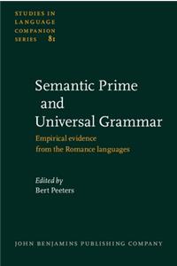Semantic Primes and Universal Grammar: Emperical Evidence from the Romance Languages