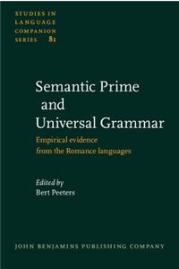 Semantic Primes and Universal Grammar