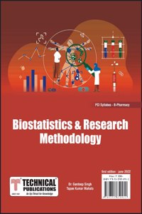Biostatistics and Research Methodology for B. PHARMACY - PCI SYLLABUS - Textbook