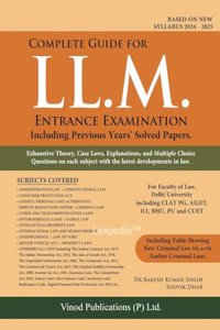 LLM Entrance Examination : A Complete Guide - Including Previous Years' Solved Papers