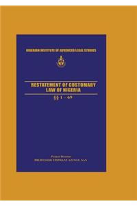 Restatement of Customary Law of Nigeria