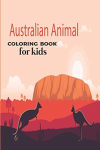 Australian Animal Coloring Book for kids