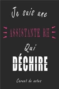 Je Suis une Assistante RH qui Déchire Carnet de notes