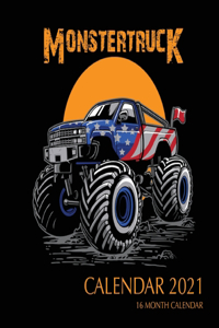 Monster Trucks Calendar 2021