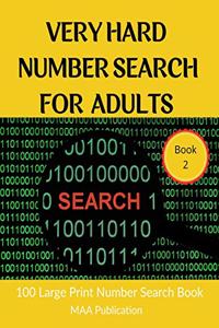 Very Hard Number Search For Adults book 2