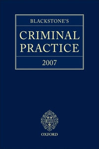 Blackstone's Criminal Practice