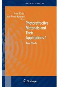 Photorefractive Materials and Their Applications 1