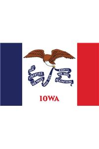 Iowa Flag Magnet