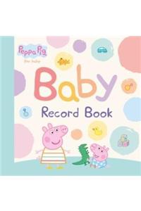 Peppa Pig: Baby Record Book