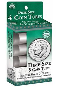Dime Size 5 Coin Tubes