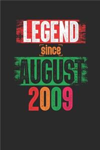 Legend Since August 2009