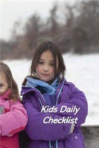 Kids Daily Checklist: Kids Responsibility Tracker