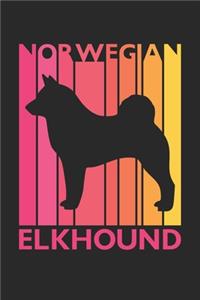 Norwegian Elkhound Journal - Vintage Norwegian Elkhound Notebook - Gift for Norwegian Elkhound Lovers