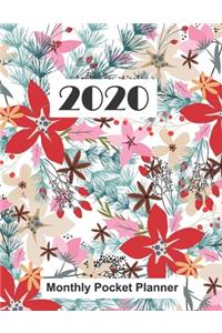 2020 Monthly Pocket Planner