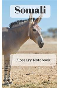 Somali Glossary Notebook