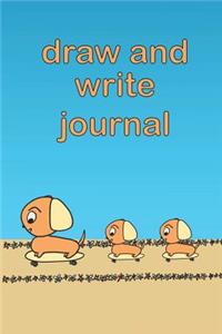 Draw and Write Journal Dogs on Skateboards