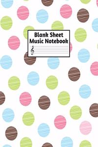 Blank Sheet Music Notebook