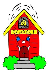 Little Red Schoolhouse Journal Lined Journal Pages