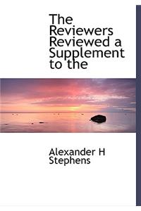 Reviewers Reviewed a Supplement to the