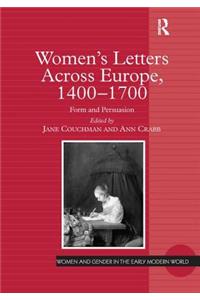 Women's Letters Across Europe, 1400-1700