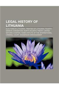 Legal History of Lithuania