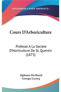 Cours D'Arboriculture