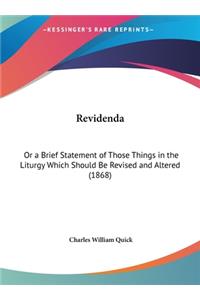 Revidenda