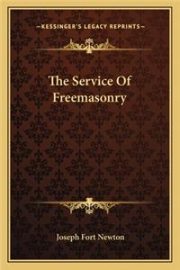 Service of Freemasonry