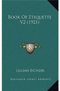 Book of Etiquette V2 (1921)