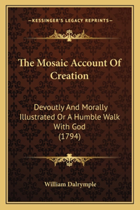 Mosaic Account Of Creation