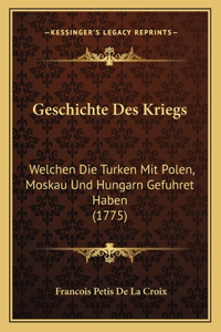 Geschichte Des Kriegs