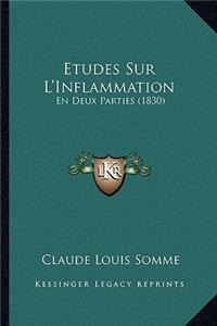 Etudes Sur L'Inflammation