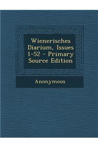 Wienerisches Diarium, Issues 1-52